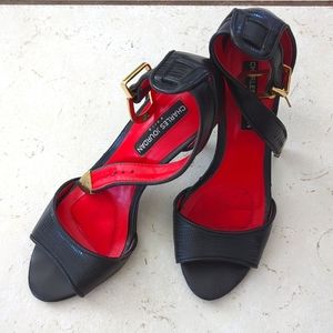 Charles Jourdan Paris strappy heels - Size 5.5